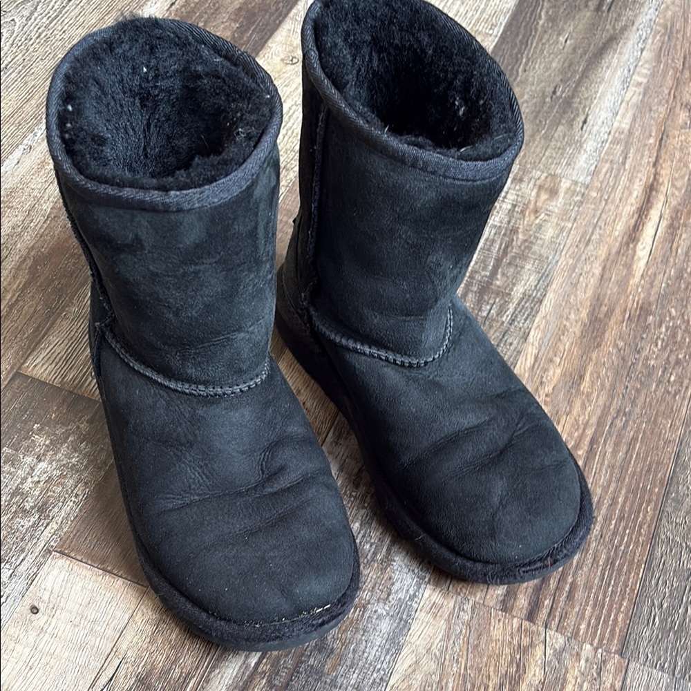 Black Shearling Lined Boots